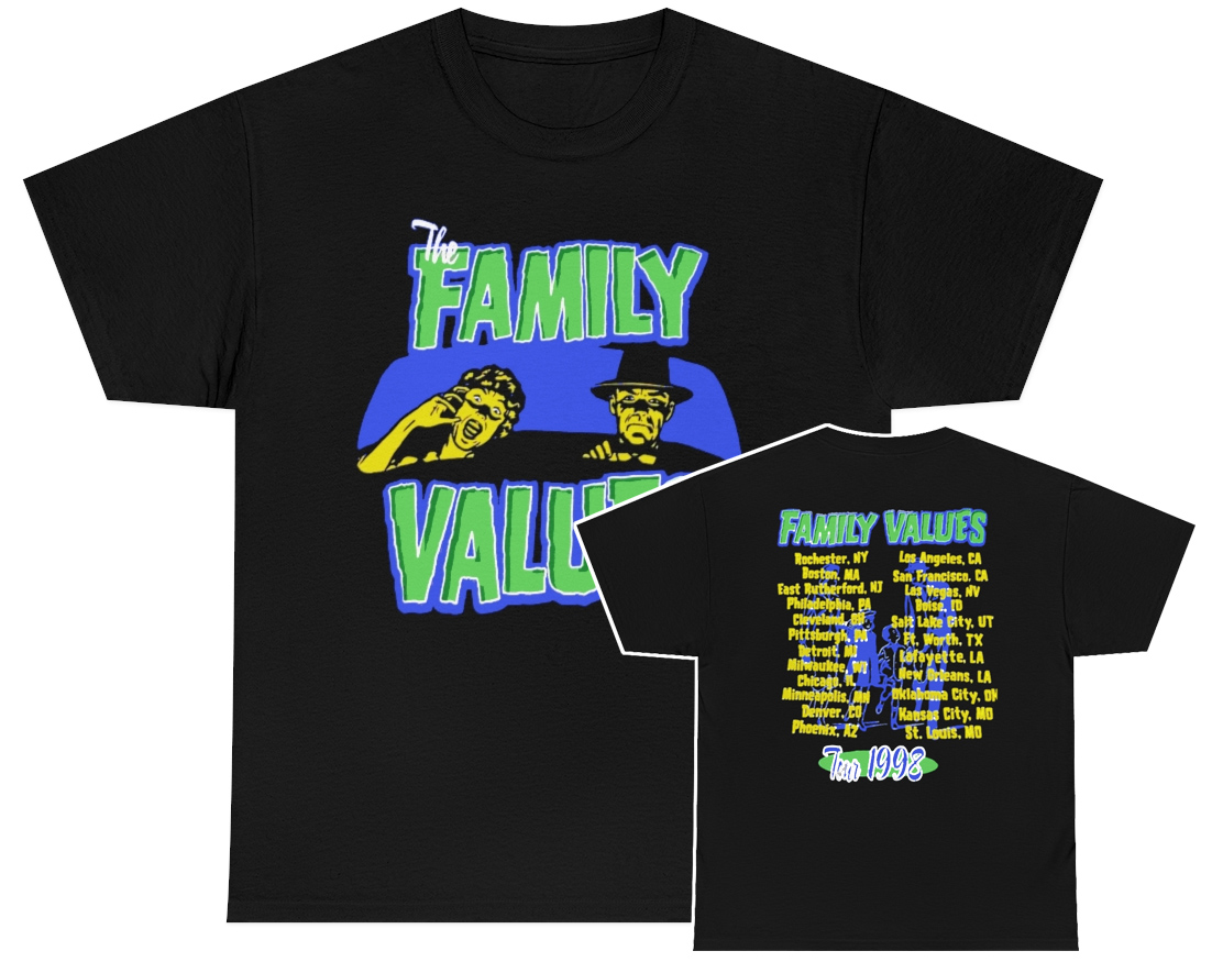 family values tour 1998 t shirt