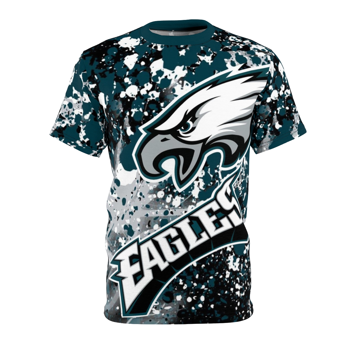 Philadelphia Eagles Logos All Over Print Shirt