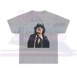 AC/DC Angus Young Pop Art Styled Shirt - Sport Grey, L