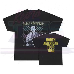 Alice Cooper 1980 North American Tour Shirt - Black, L