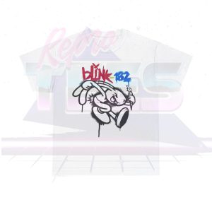 Blink 182 Graffiti Rabbit Shirt - White, L