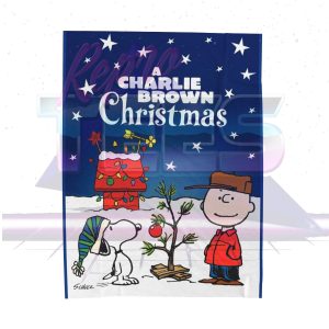 Charlie Brown Christmas Velveteen Plush Blanket - 60" × 80"