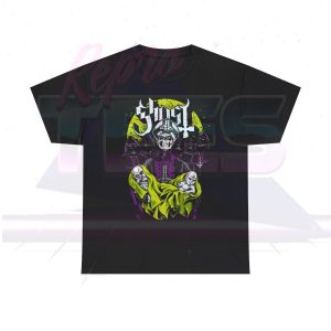 Ghost Papa With Demon Babies Shirt - Black, L