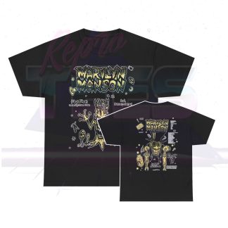 Marilyn Manson Custom Plus Five Tree Flyer Inspired Shirt