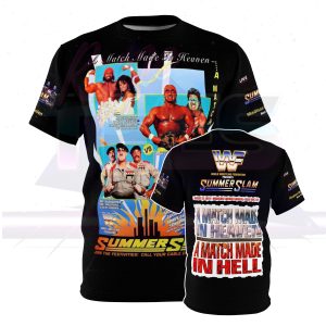 WWF Summerslam 1991 Madison Square Garden All Over Print Shirt
