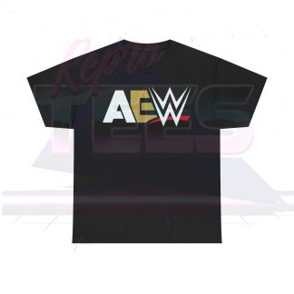 AEW WCW Pro Wrestling Logo Mashup Shirt