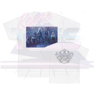 Burning Witches Custom White Band Photo Shirt