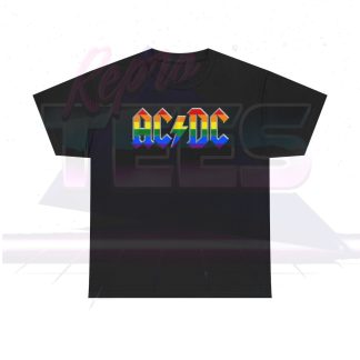 ACDC Band Logo Pride Flag Shirt