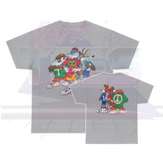 Looney Tunes Bugs Bunny Taz Wile E Coyote Basket Ball Shirt