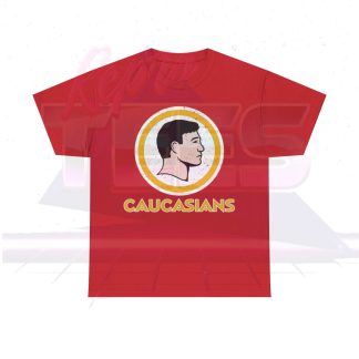 Caucasians Washington Redskins Football Parody Shirt