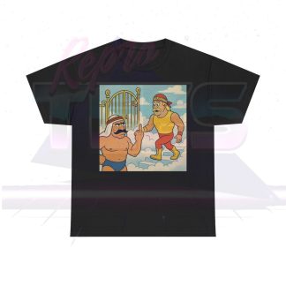 Iron Sheik Hulk Hogan In Heaven Cartoon Shirt
