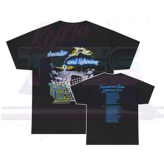 Thin Lizzy 1983 Thunder & Lightning Tour Shirt
