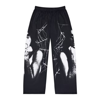 Alice Cooper With Spider Webs Men's Pajama Pants