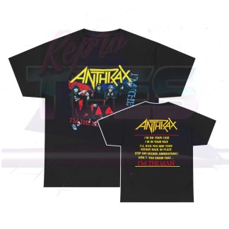 Anthrax 1987 I'm The Man Tour Shirt