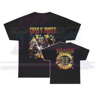 Guns N  Roses 2025 What You Are & What You Get Skeletons Tour Shirt
