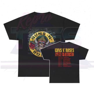 Guns N Roses Appetite For Destruction European Tour Shirt