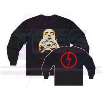 Marilyn Manson Antichrist Superstar Era Skull Long Sleeved Shirt