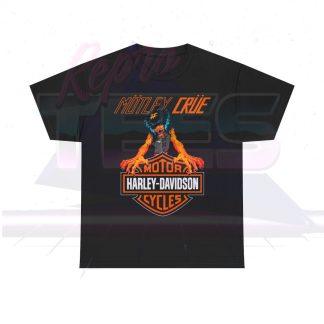 Motley Crue Harley Davidson Alister Fiend Logo Mashup Shirt