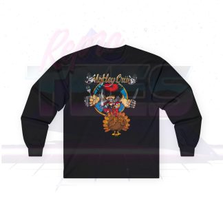 Motley Crue Thanksgiving Themed Allister Fiend Turkey Long Sleeved Shirt