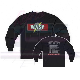 Wasp Animal Fuck Like A Beast European Tour Long Sleeved Shirt