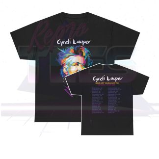 Cyndi Lauper Custom 2024 Farewell Tour Shirt