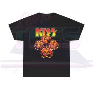KISS 2010 Halloween Jack-o-lanterns With Flames Shirt