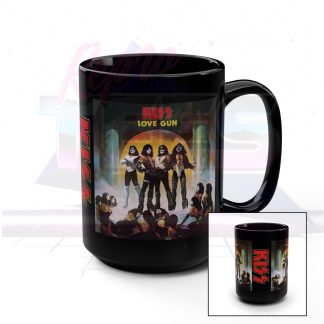 KISS Love Gun Cover Coffee Mug 15oz