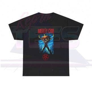 Motley Crue Pumpkin Head Alister Fiend Halloween Logo Shirt