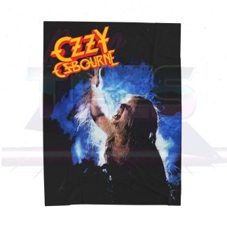Ozzy Osbourne Bark At The Moon Velveteen Plush Blanket