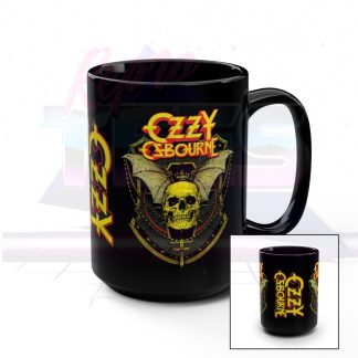 Ozzy Osbourne Skull With Wings Coffee Mug 15oz