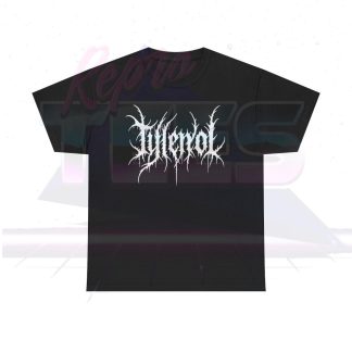 Tylenol Black Metal Logo Parody Shirt