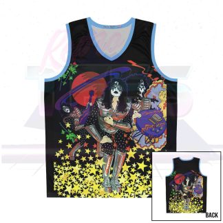 KISS Ace Frehley Solo Album Poster All Over Print Basketball Jersey