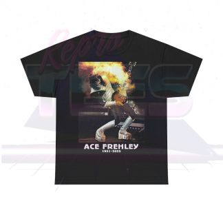 Ace Frehley Smoking Guitar Memorial  Shirt