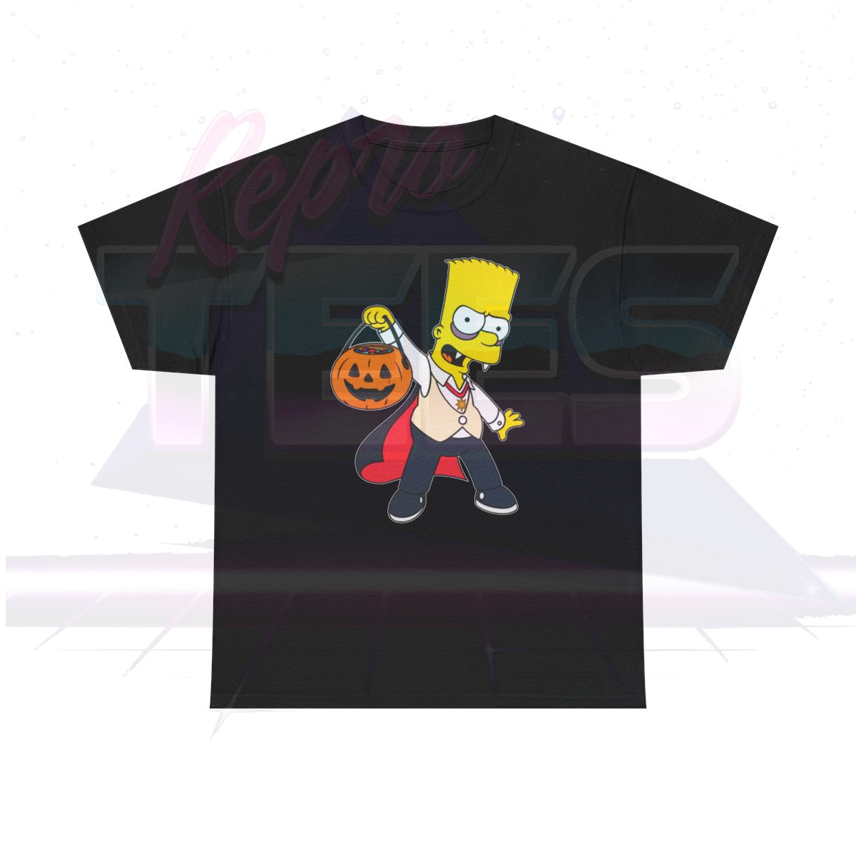 The Simpsons Bart As Dracula Shirt