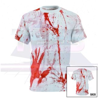 Blood Stained Styled All Over Print Shirt