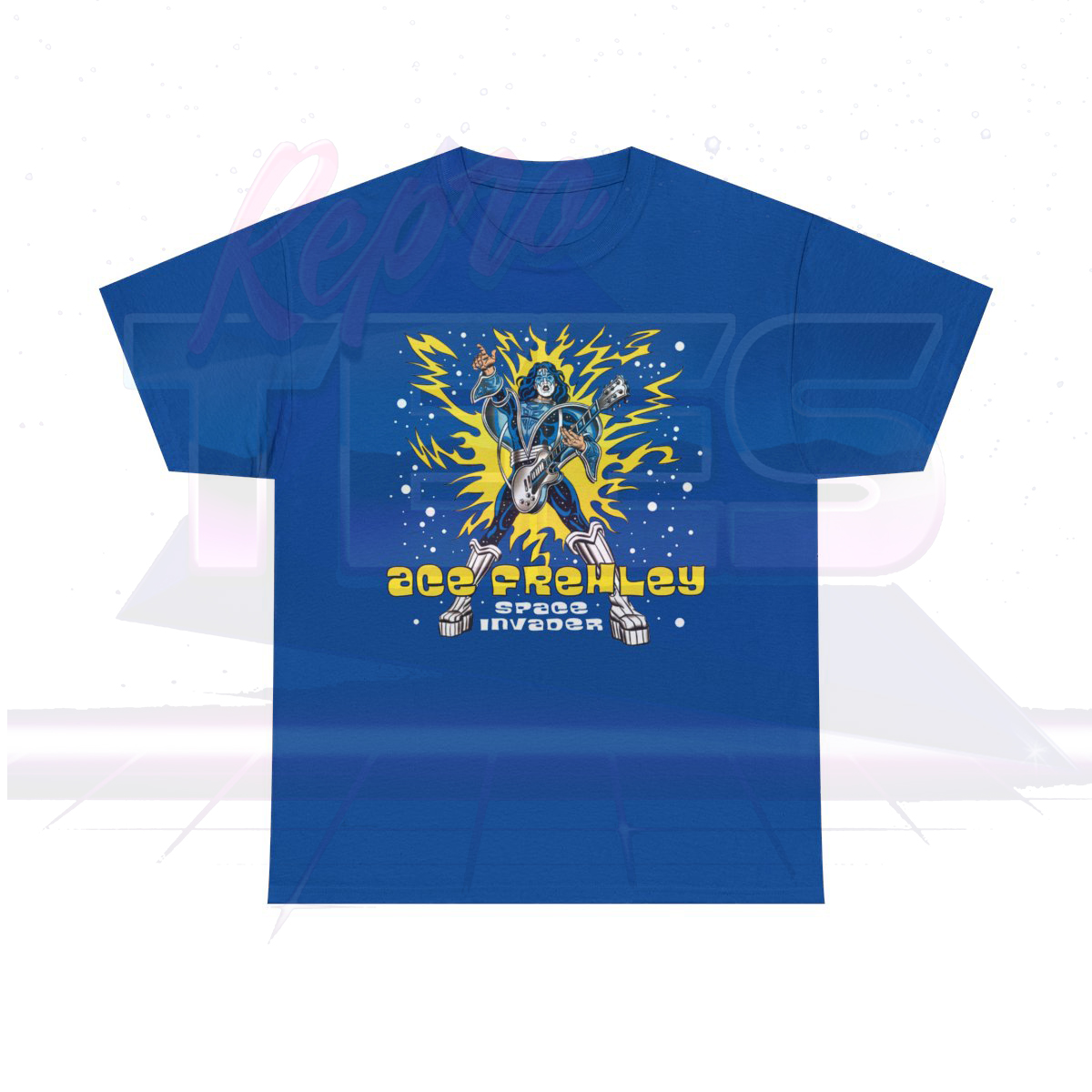 Ace Frehley Space Invader Comic Book Art Shirt