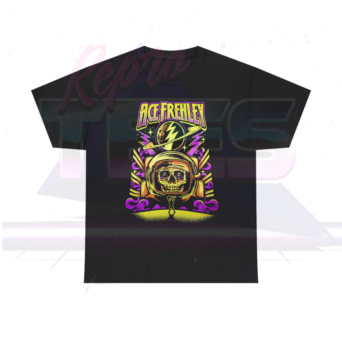 Ace Frehley Spaceman Skull Face Shirt
