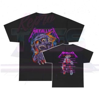 Metallica Ride The Lightning Skull Shirt