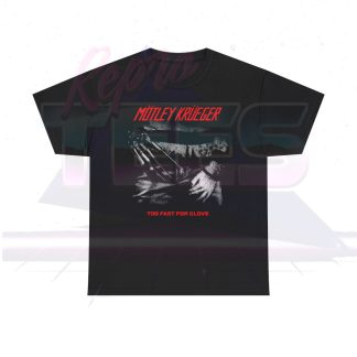 Motley Kruger Nightmare on Elm Street Freddy Kruger Motley Crue Parody Shirt