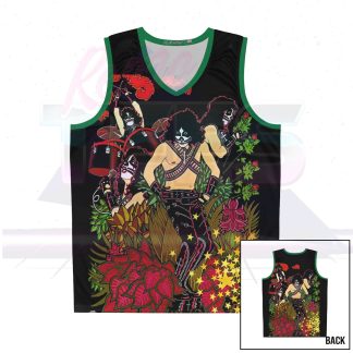 KISS Solo Album Peter Criss Poster Inspired All Over Print Basketball Jersey
