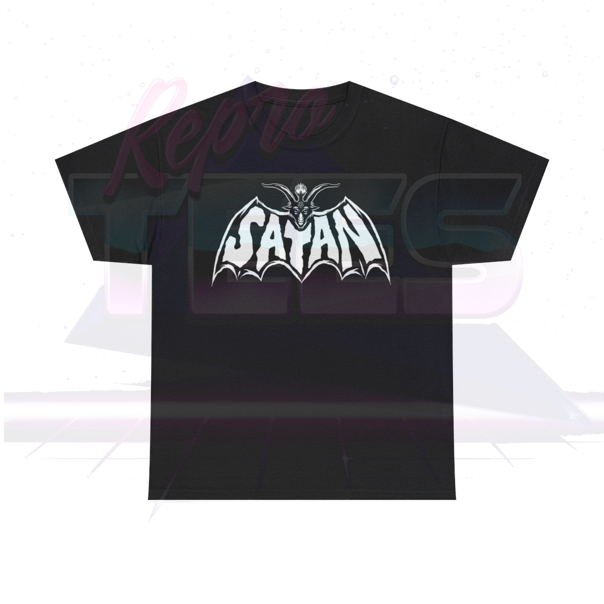 Satan Baphomet 1966 Batman Parody Shirt