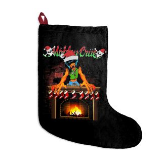 Motley Crue Custom Allister Fiend Christmas Fireplace Christmas Stocking