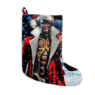 Iron Maiden Somewhere In Time Era Eddie The Head Dressed As Santa Christmas Stocking