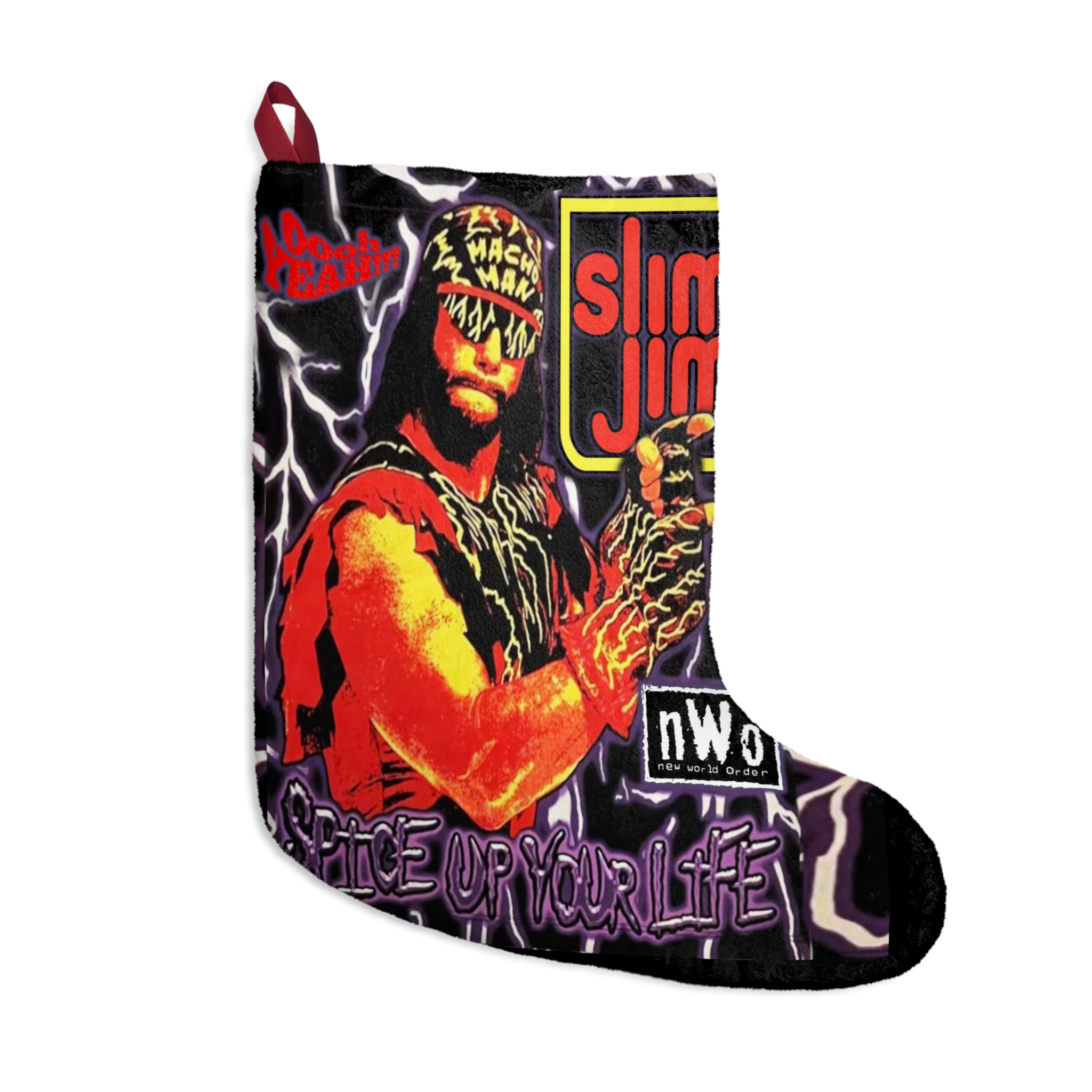 Macho Man Randy Savage Slim Jim Christmas Stocking