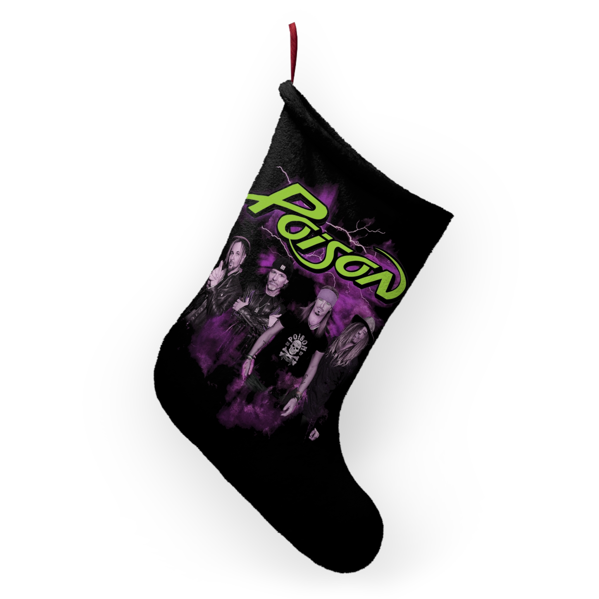 Purple 2022 Purple Smoke Christmas Stocking - Image 4