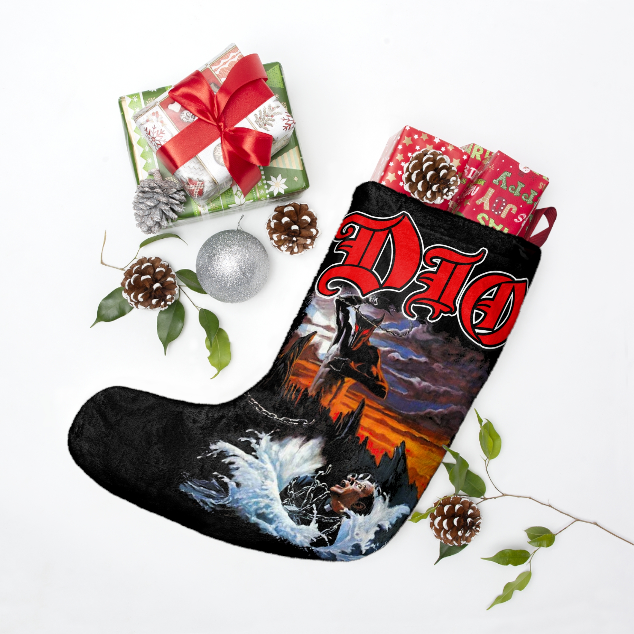 Dio Holy Diver Album Cover Christmas Stocking - Image 3