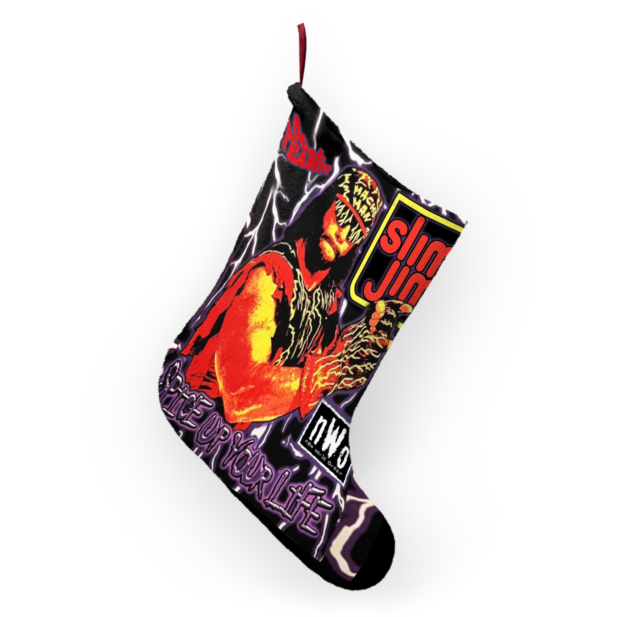 Macho Man Randy Savage Slim Jim Christmas Stocking - Image 4