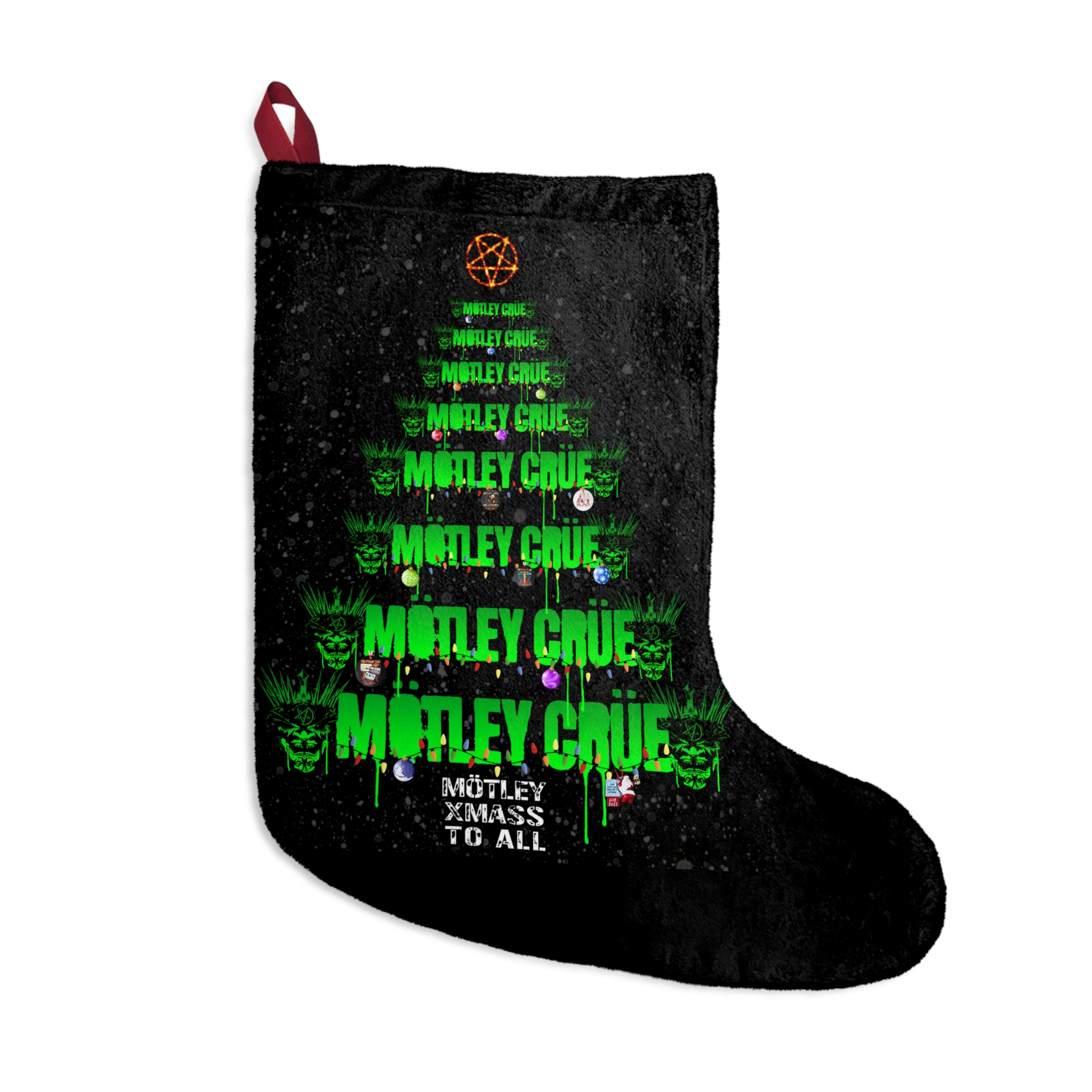 Motley Crue 2022 Logo Christmas Tree Stocking
