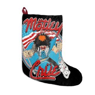 Motley Crue Girls Girls Girls Era Allister Fiend With American Flag Christmas Stocking