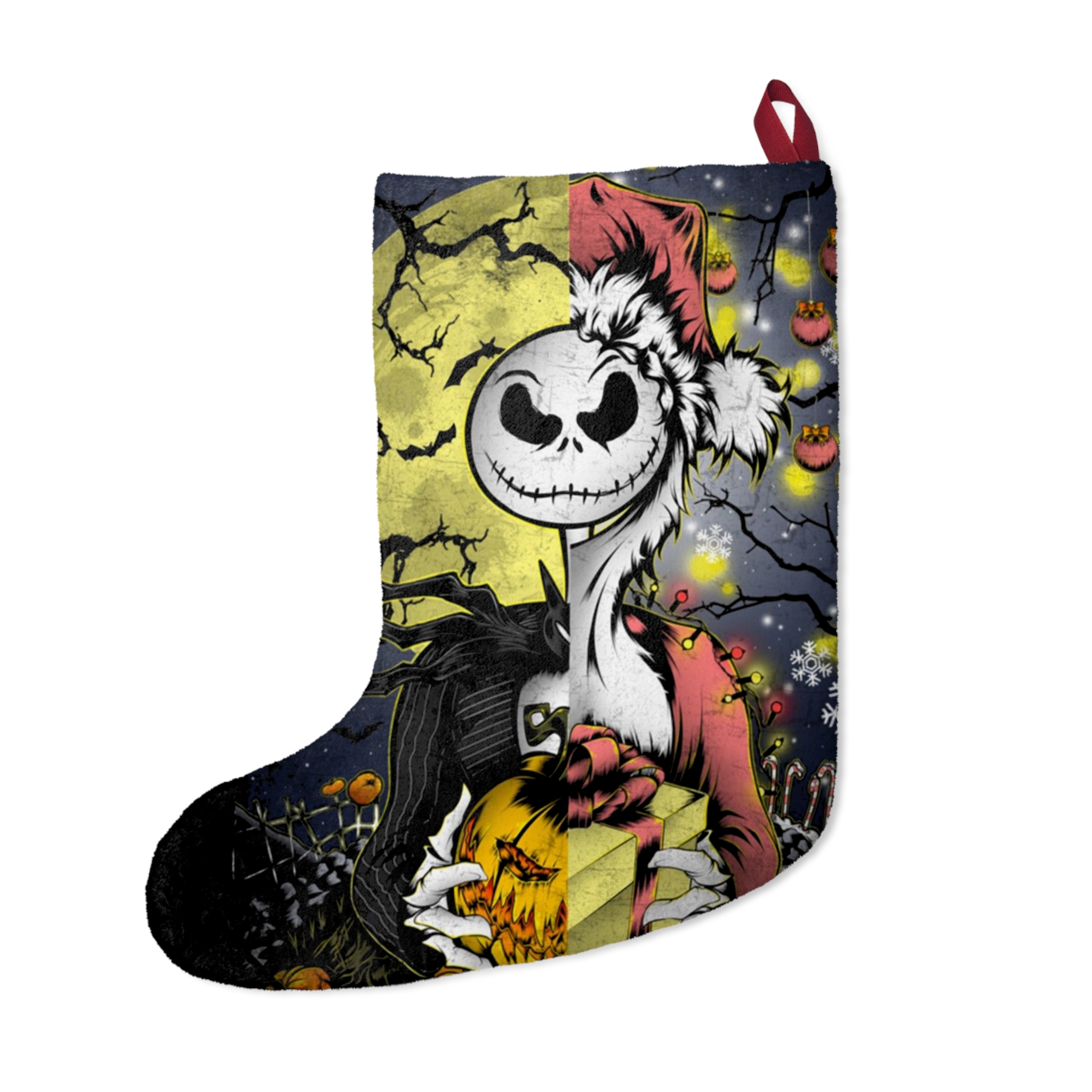 Nightmare Before Christmas Jack Skellington Christmas Stocking - Image 2